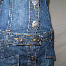 Load image into Gallery viewer, XDYE denim belted midi dress (XS)
