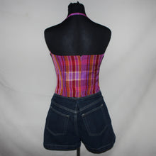 Load image into Gallery viewer, MNG gingham farm pink halter (S)
