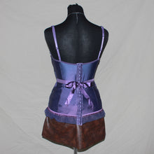 Load image into Gallery viewer, Purple ruched corset (M)
