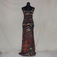 Load image into Gallery viewer, Tiger print mesh one-piece maxi dress (S)
