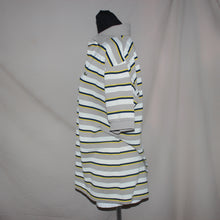 Load image into Gallery viewer, Lacoste stripped collared polo (L)
