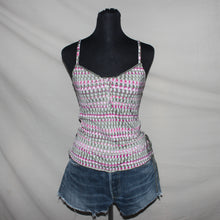Load image into Gallery viewer, Etam patterned ruched top (S)
