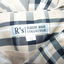 Load image into Gallery viewer, R&#39;s Gingham Beige Midi Skirt (M)
